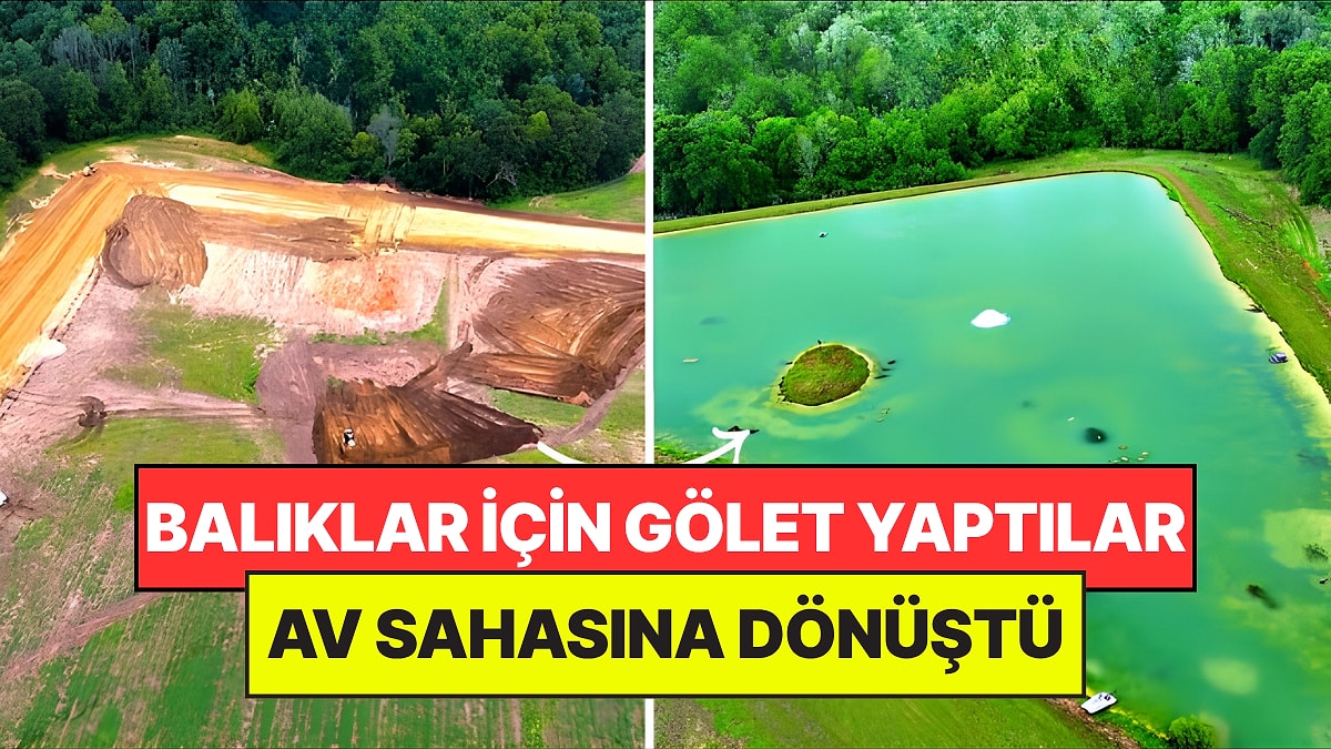 Balık Yetiştirmek İçin Gölet Yaptılar, Kısa Sürede Av Sahası Oldu