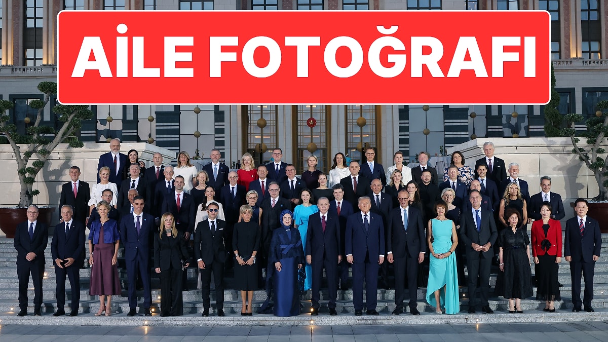 Ankara’da Düzenlenen NATO Zirvesi’nde Aile Fotoğrafı Çektirildi