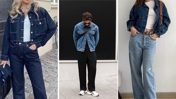 5. Denim ceketle her kombine gençlik enerjisi ekle.
