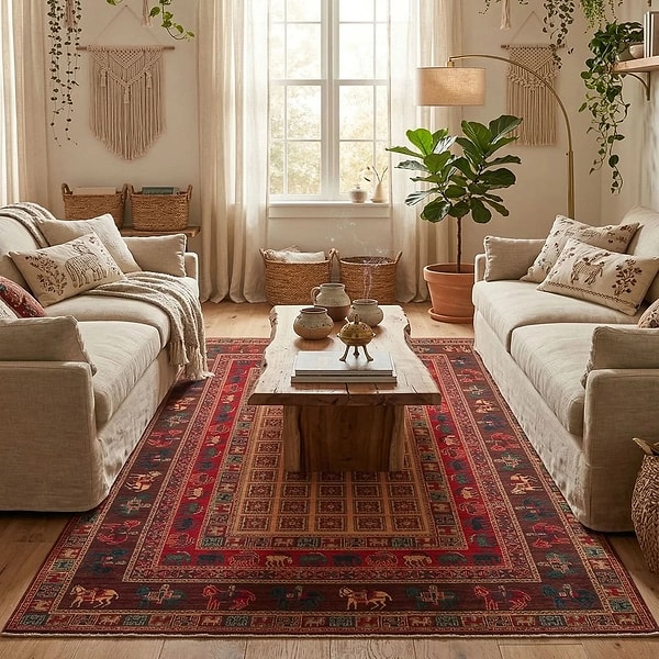 Halı ve kilim seçimlerinde cesur davran.