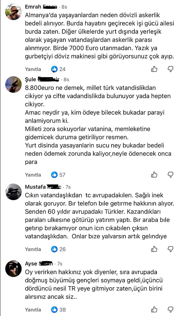 İşte sosyal medyada yapılan yorumlardan bazıları: