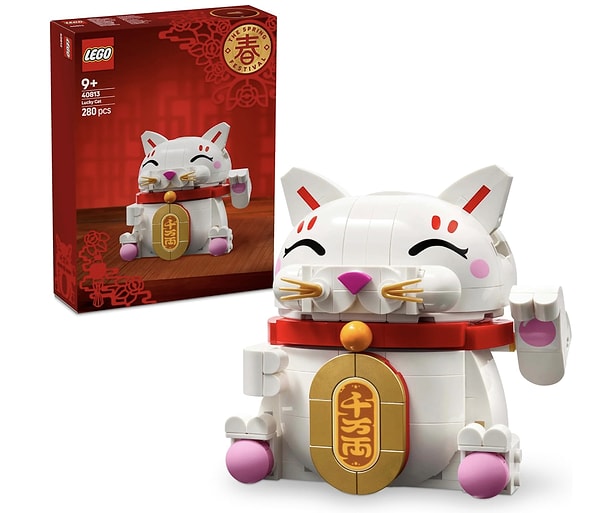 LEGO Şanslı Kedi Yaratıcı Oyuncak Yapım Seti %16 indirimle 1.499,00 TL yerine net 1.260,99 TL!