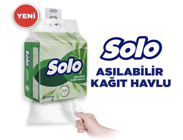 Solo Asılabilir Kağıt Havlu pratik ev hijyeni kategorisinde doğrudan sadece 138,00 TL!