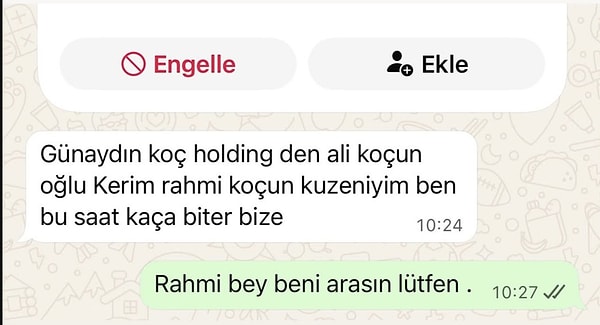 Fenomen satıcının paylaştığı mesaj şu şekilde: