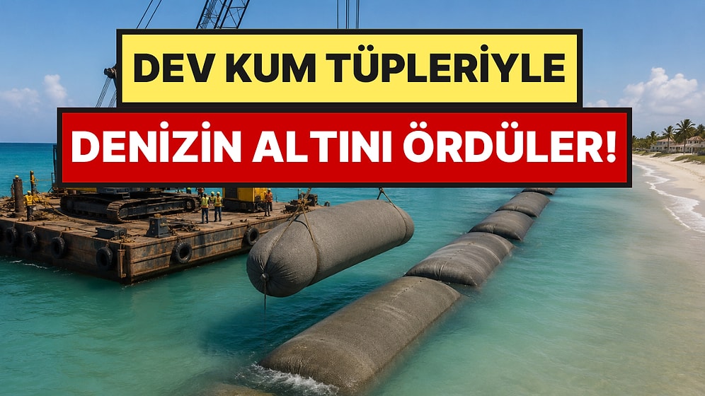 Dev Kum Tüplerini Tek Tek Denizin Altına Yerleştirdiler: Görünmez Bir Duvar Ördüler
