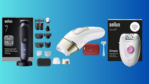 Braun epilatör ve tıraş makinelerinde kişisel bakım günlerine özel indirimler başladı!