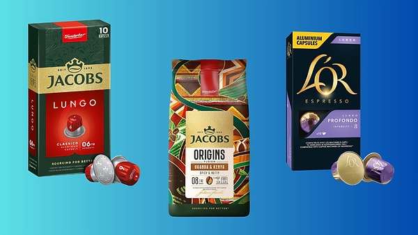 Jacobs kahve çeşitlerinde güne zinde başlamak isteyenlere sepet kolaylığı!
