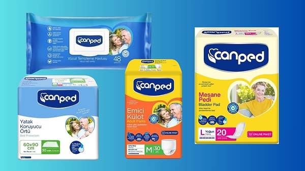 Canped hasta bezi ve hijyen ürünlerinde toplu alımlara özel büyük sepet indirimleri!