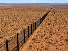 Australia Builds Giant 5600 Kilometer Desert Fence to Stop Invasive Species