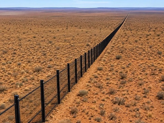 Australia Builds Giant 5600 Kilometer Desert Fence to Stop Invasive Species