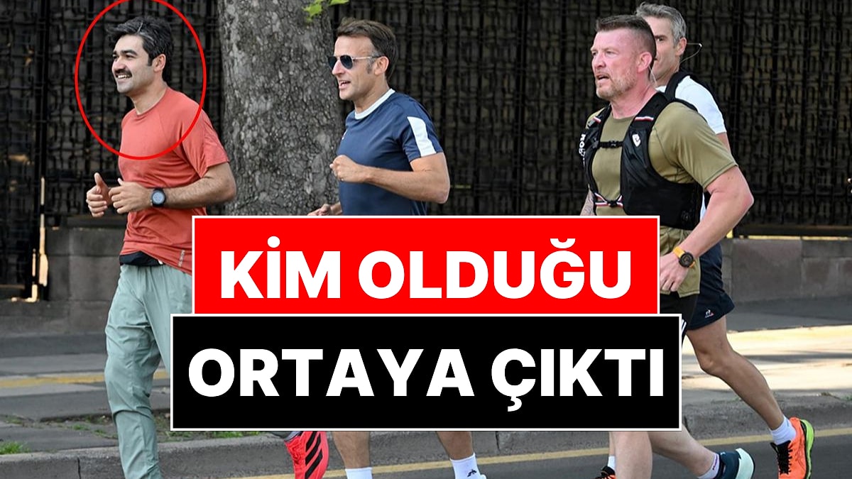 Macron'un Yanında Koşan Gizemli Kişinin Kim Olduğu Ortaya Çıktı