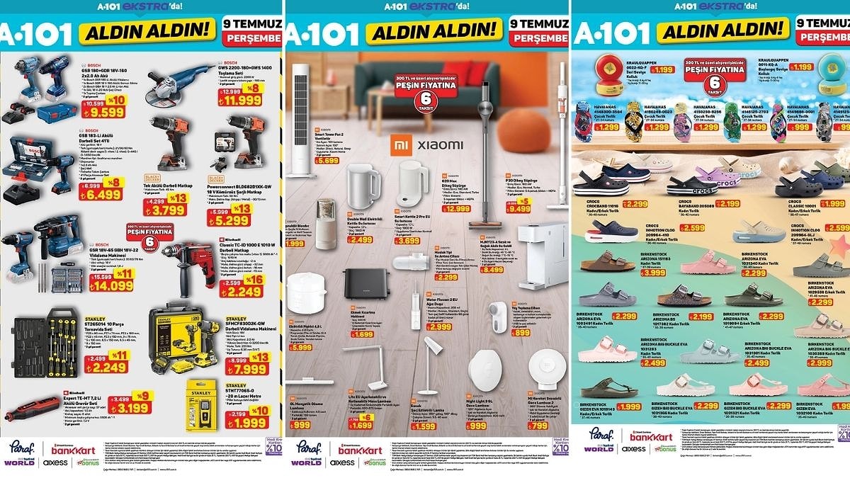 A101'e Elektrikli Motosiklet Geliyor! 9 Temmuz 2026 A101 İnternete Özel Aldın Aldın Kataloğu