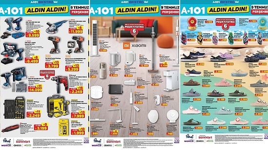 A101'e Elektrikli Motosiklet Geliyor! 9 Temmuz 2026 A101 İnternete Özel Aldın Aldın Kataloğu