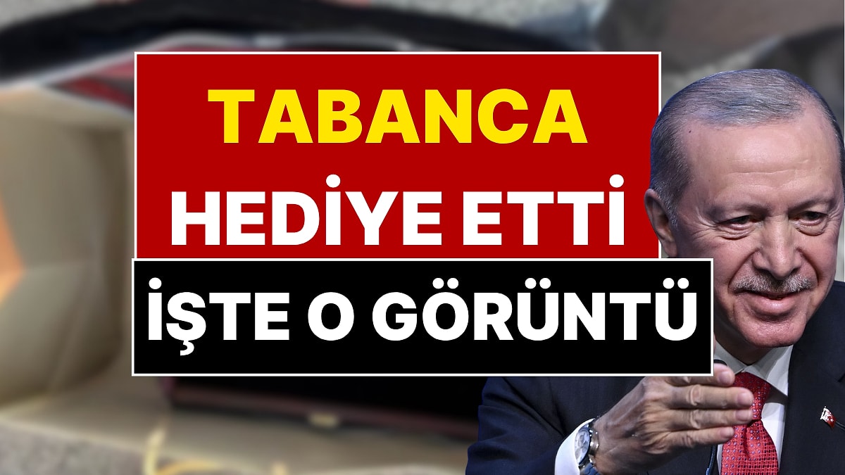 Cumhurbaşkanı Erdoğan’ın NATO Liderlerine Hediye Ettiği Tabanca Görüntülendi