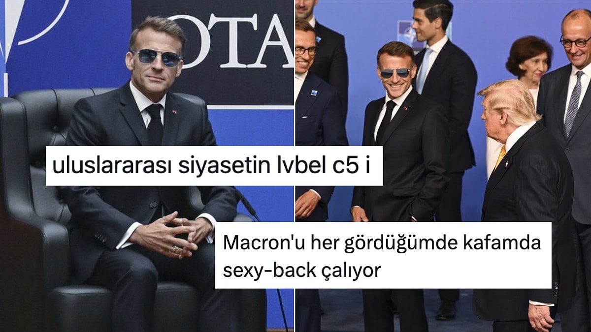 Macron'un NATO Zirvesindeki "Umursamaz" Hareketleri Mizahşörlere Meze Oldu