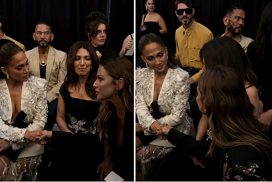 Hadise and Jennifer Lopez Share a Viral Moment at Paris Fashion Week