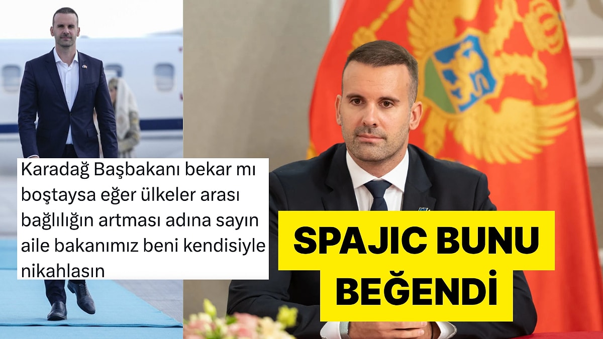 Karadağ Başbakanı Spajic Kendisine Yürüyen Türk Kullanıcının Paylaşımını Beğendi