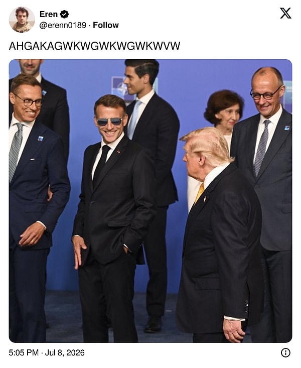 Zirve bitti Macron geyiği bitmedi.