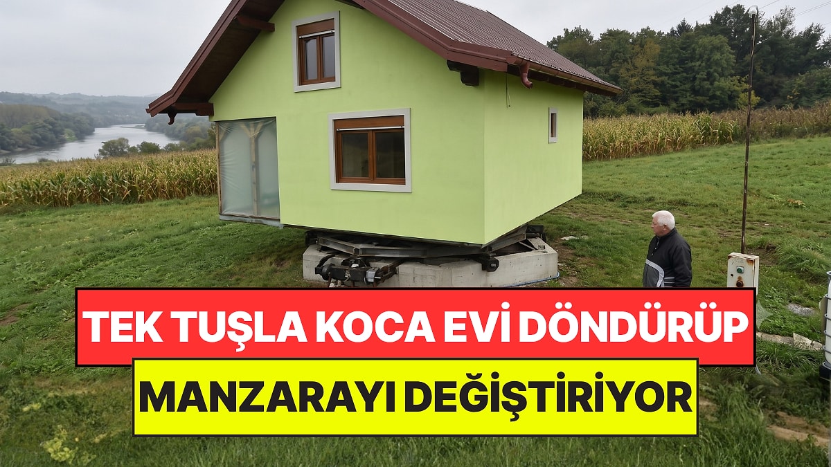 Eşini Mutlu Etmek İçin Sistem Kurdu: Tek Tuşla Tüm Evi Döndürüp Manzarayı Değiştiriyor