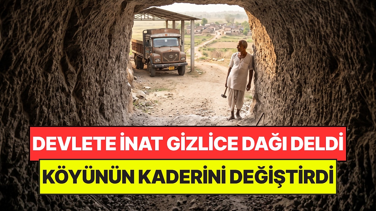 14 Yıl Boyunca Gizlice Dağı Deldi: İnadı Sayesinde Köyünün Kaderini Değiştirdi