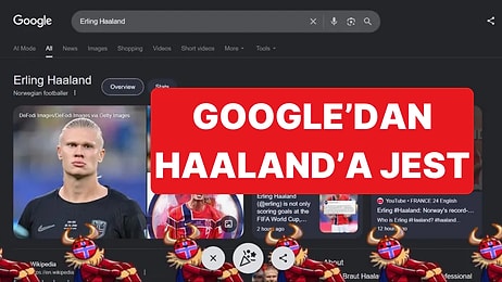 Google'dan Erling Haaland Sürprizi: Google'ın Haaland Doodle'ı Beğeniyle Karşılandı