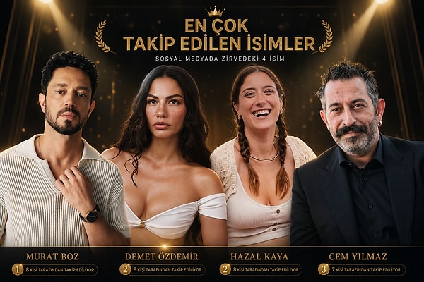 En çok takip edilen isimler