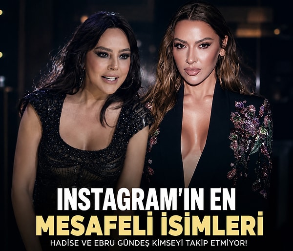 Instagram'ın en mesafeli isimleri