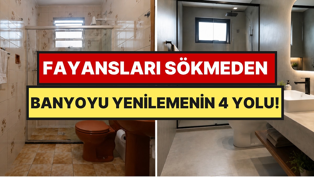 Fayans Kırma Devri Bitti: Banyo Yenilerken Maliyetleri %70 Düşüren Yöntem