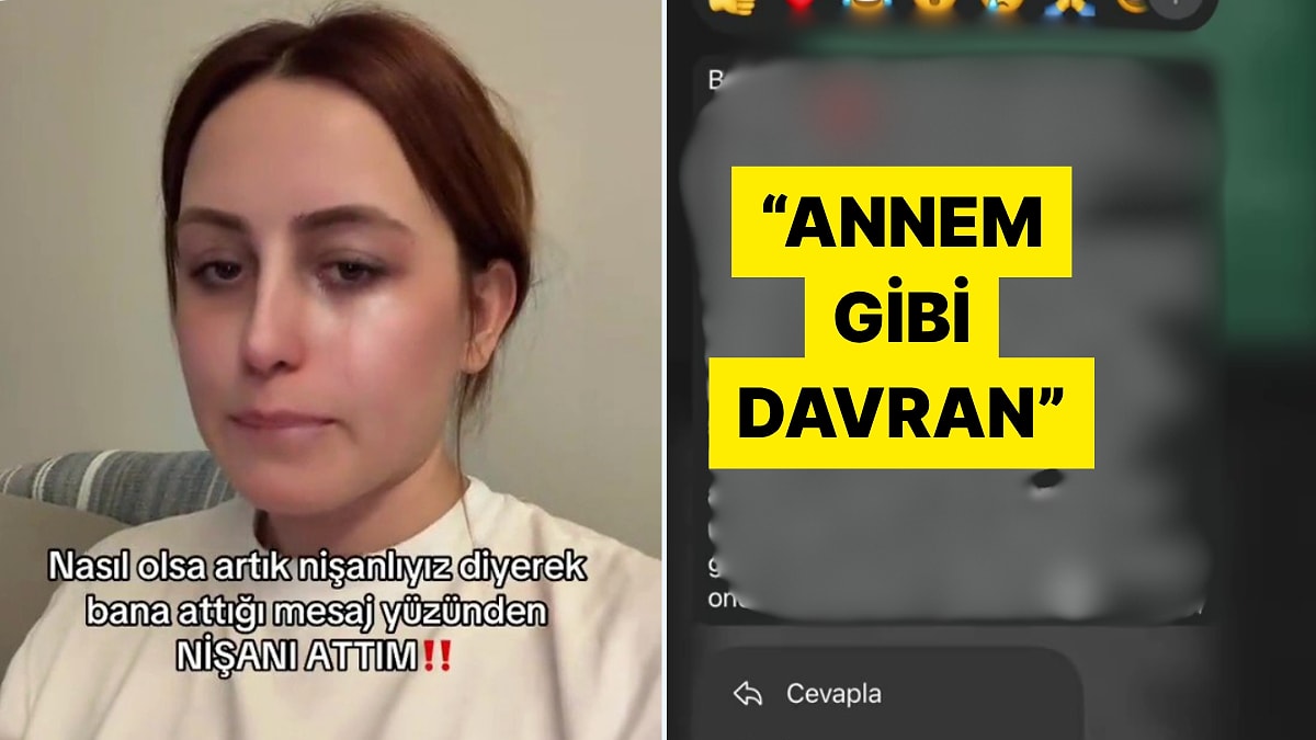 “Annem Gibi Davran” Mesajı Alan Kadının Nişan Atması Tartışma Yarattı