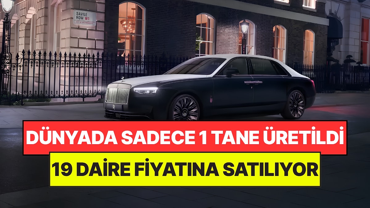 Dünyada Sadece 1 Tane Üretildi: Bu Araba İstanbul'da 19 Daire Fiyatına Satılıyor