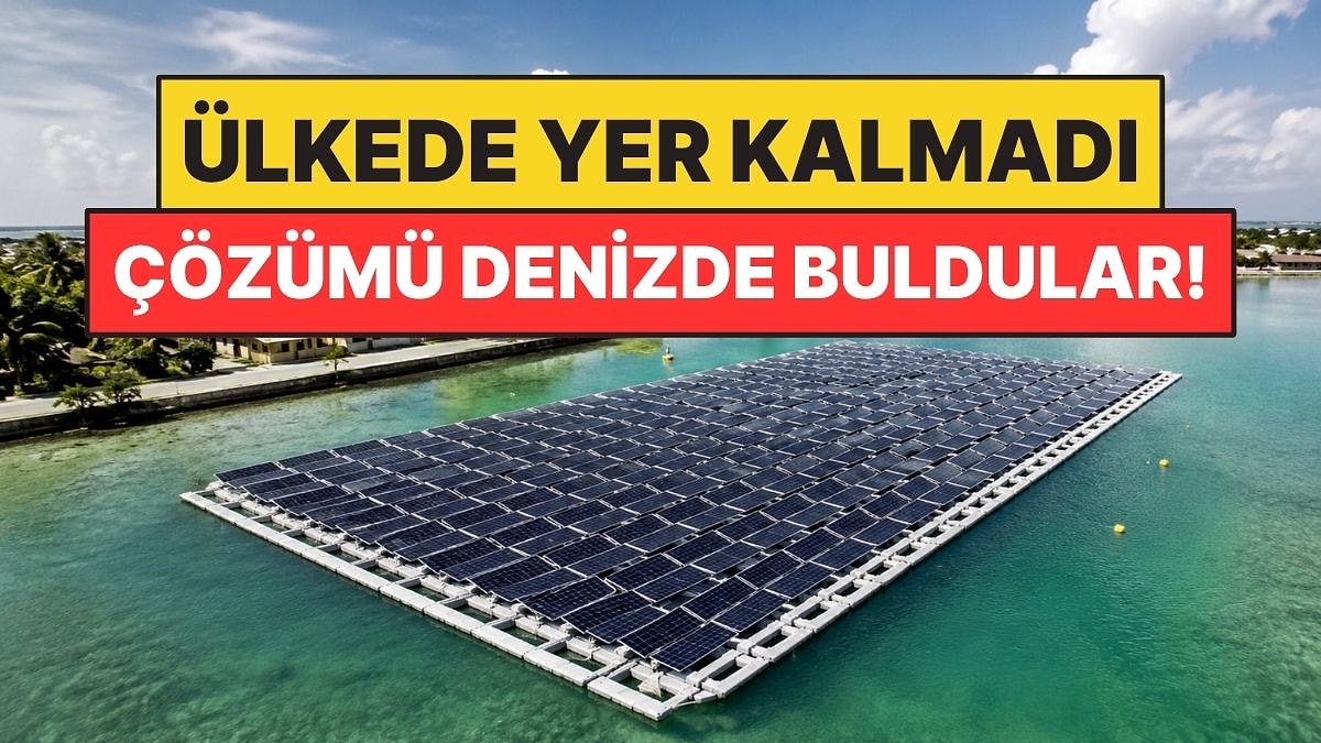 9 Bin Nüfuslu Ülkede Yer Kalmayınca Çözümü Denizde Buldular