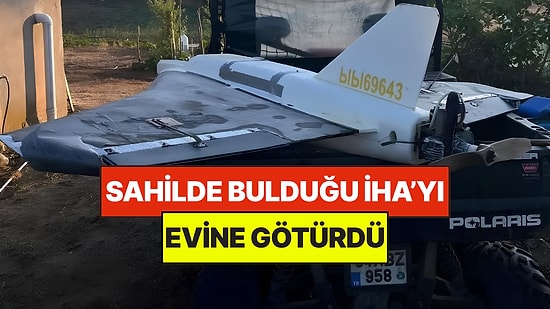 Sahilde Bulduğu İHA'yı Evine Götürdü: Jandarma Soruşturma Başlattı