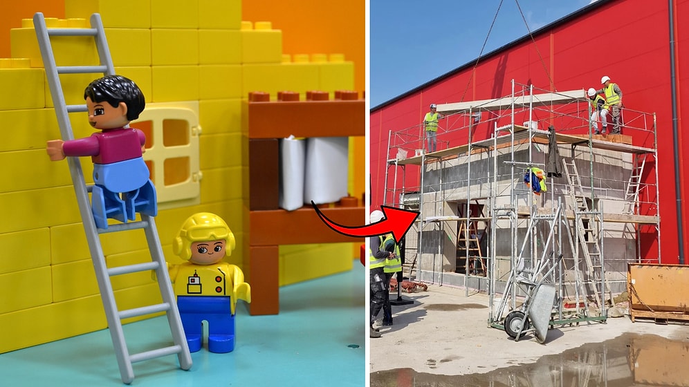 Real Life LEGO Houses: Disassembled and Rebuilt