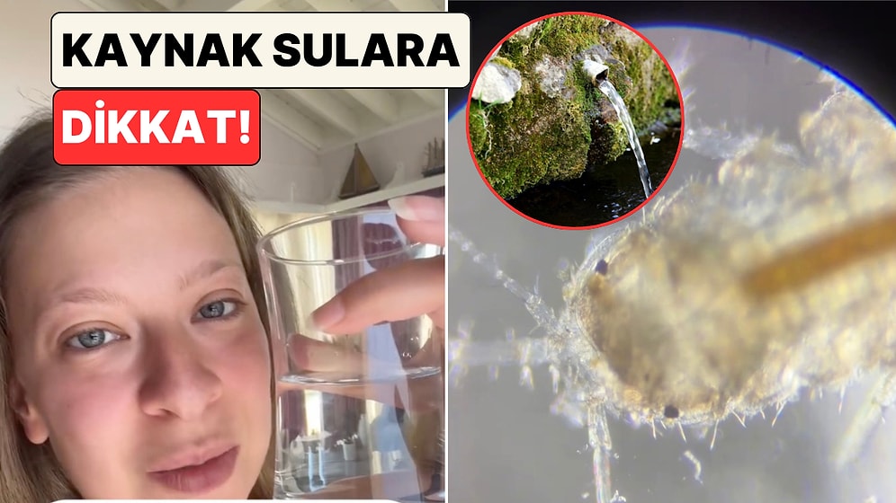 Ne Kadar Güvenli? Genetik Mühendisi Dilara Sarı İçtiği Kaynak Suyunu Mikroskop Altında İnceledi