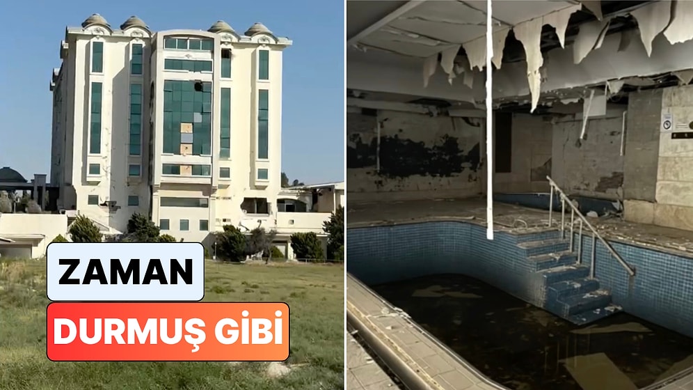 Bir İçerik Üreticisi Hatay'da Depremden Sonra Terk Edilen Oteli Gezdi