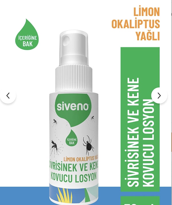 11. Siveno bitkisel sinek kovucu sprey seyahat boyu seyahat çantasında bu haftanın en popüler ürünü!