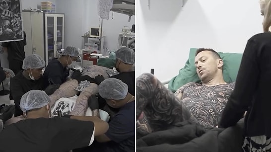 Extreme Transformation: Tattoo Enthusiast Covers His Entire Body Under General Anesthesia