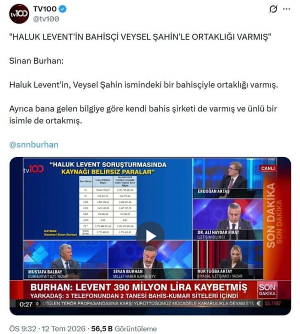 Hukuki sürecin yankıları sürerken, medya dünyasından da ardı ardına çarpıcı açıklamalar gündeme gelmeye başladı.