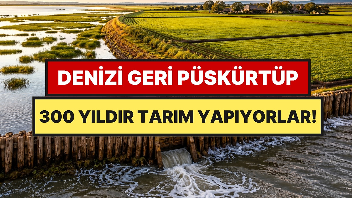 Denizi Geri Püskürtüp Tarım Arazileri Kurdular: 300 Yıldır Aynı Sistemle Çalışıyorlar