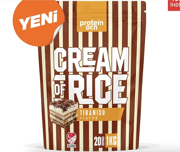 Protein Ocean Cream of Rice Lansman ürünü %33 indirime ek sepette net %10 onedio kodu fırsatıyla yayında!