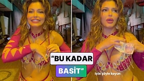 Bir Oryantal Dansçısı Geçtiğimiz Günlerde "Para Takma Adabı" Anlatan Meslektaşına Gönderme Yaptı