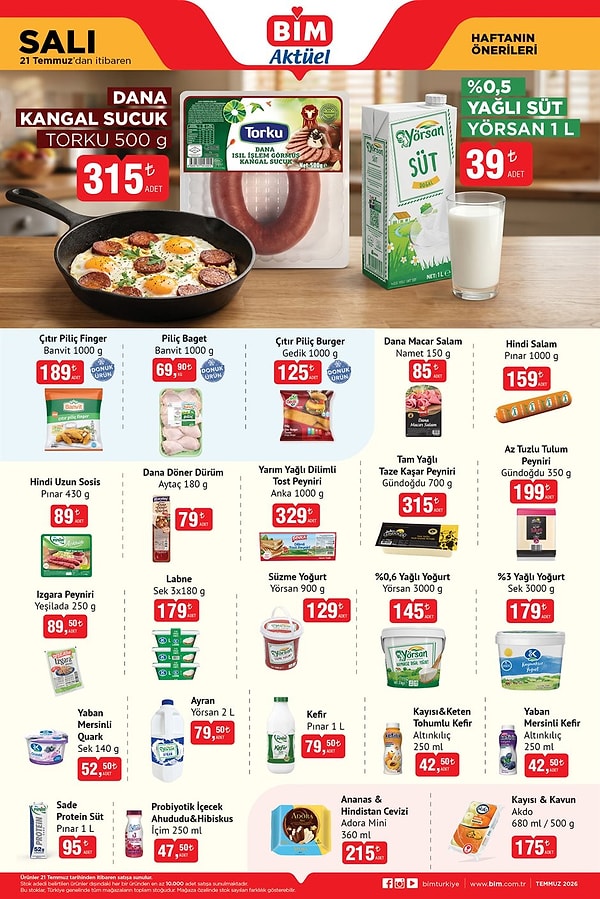 Torku Dana Kangal Sucuk 500 g 315 TL