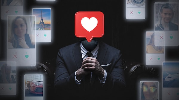 Ten percent of profiles on dating apps are made up by scammers.