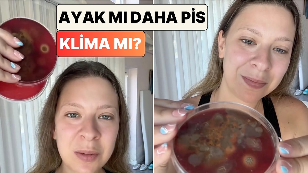 Genetik Mühendisi Dilara Sarı Ayaktan Aldığı Bakterilerle Klimadan Aldığı Bakterileri Karşılaştırdı