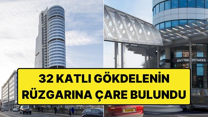 Sokağından Geçen Herkesi Savuran 32 Katlı Gökdelene Çözüm Bulundu: Kanat Takıldı