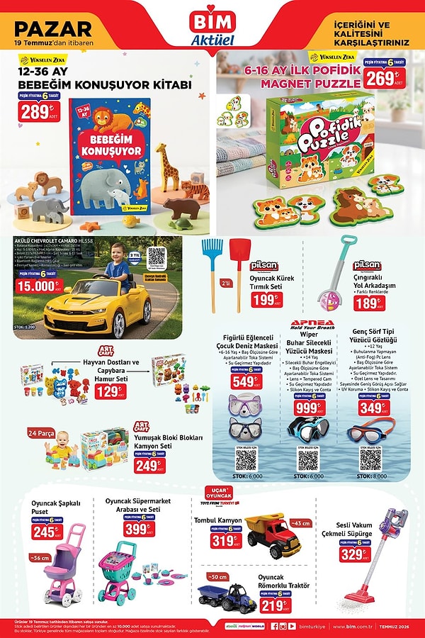 Yükselen Zeka 12-36 Ay Bebeğim Konuşuyor Kitabı 289 TL