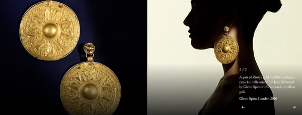 Ziwiye hazinesinde altın, gümüş ve fildişi eşyaların bulunduğu biliniyor.