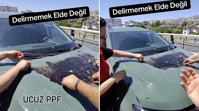 Car Owners in Shock: Man Shares Ruined Vehicle After Wrap Melts Under Extreme Heat