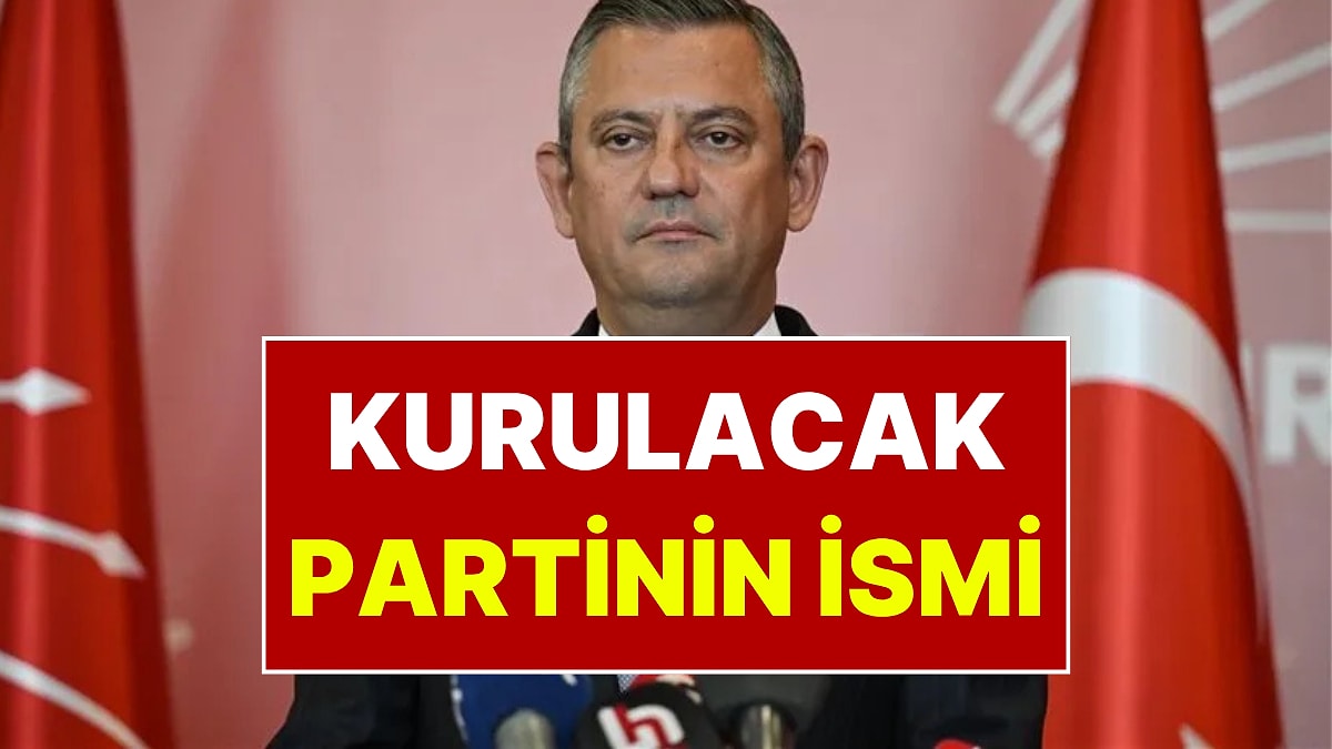 Özgür Özel'in kuracağı yeni partinin ismini İsmail Saymaz açıkladı