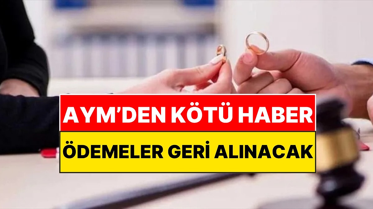 Boşanıp Aynı Evde Yaşayanlara AYM'den Kötü Haber